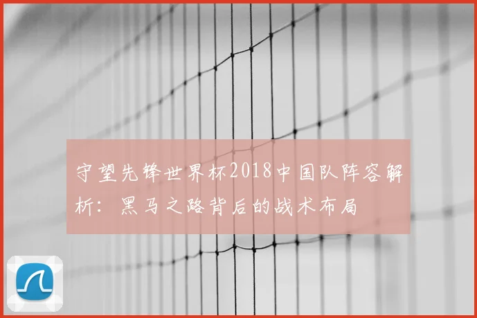 守望先锋世界杯2018中国队阵容解析:黑马之路背后的战术布局